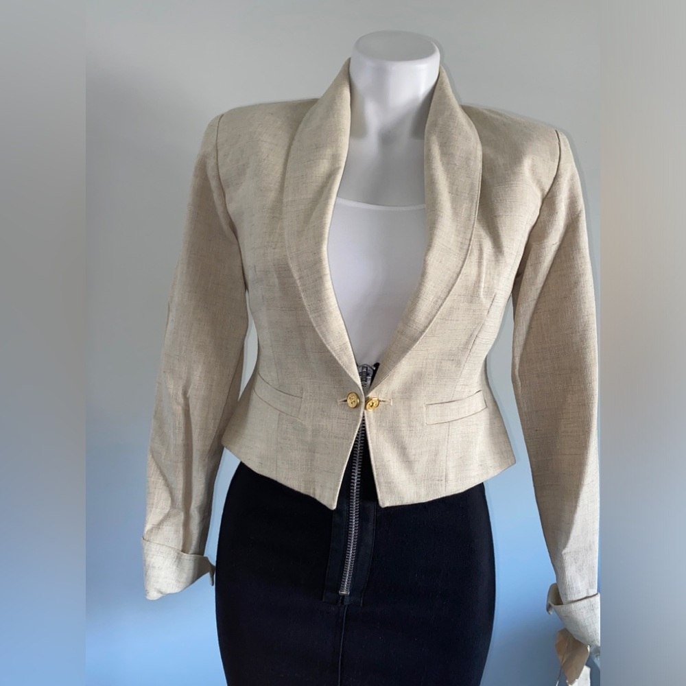 Halston III Vintage peplum jacket
